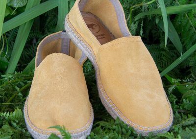 Camping Espadrille  Mustard Suede