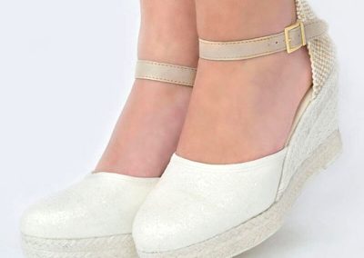 ALPARGATAS CUÑA GLITTER