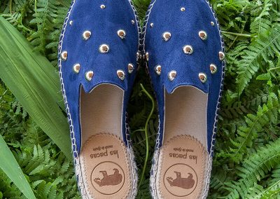 ALPARGATAS ZUECO PIEL NAVY